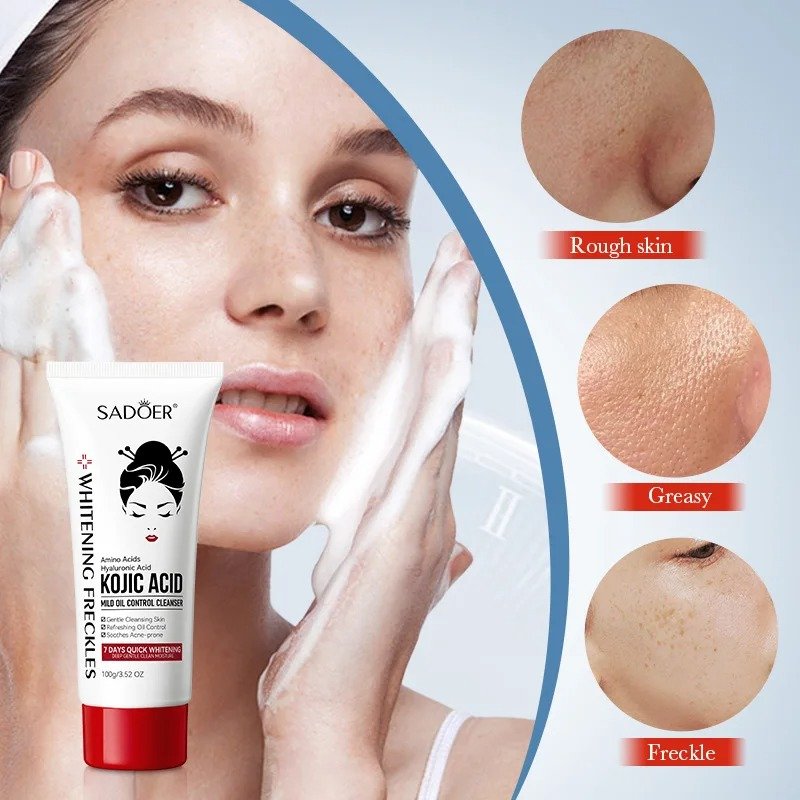 SADOER حمض الكوجيك منظف للوجه - الصورة 6